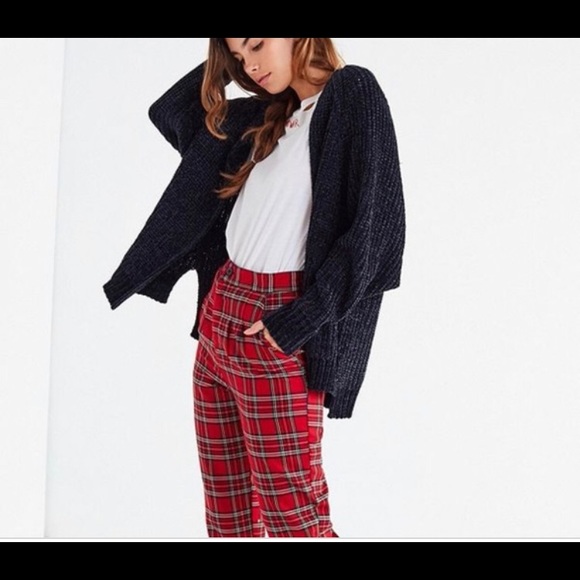 Urban Outfitters Sweaters - Urban Outfitters NWT Chenille Blue Cardigan. Med.